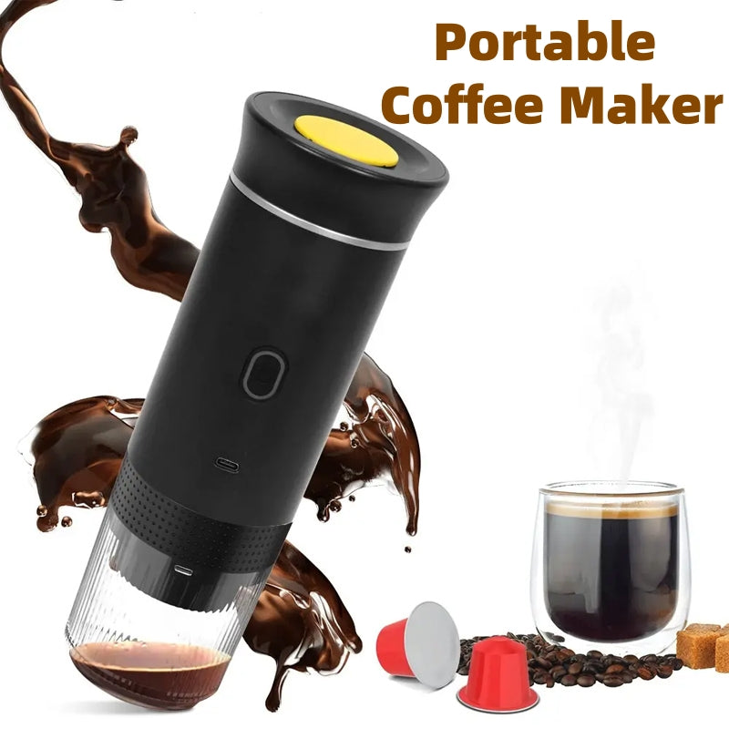 Cafetera espresso portátil 3 en 1, eléctrica y recargable