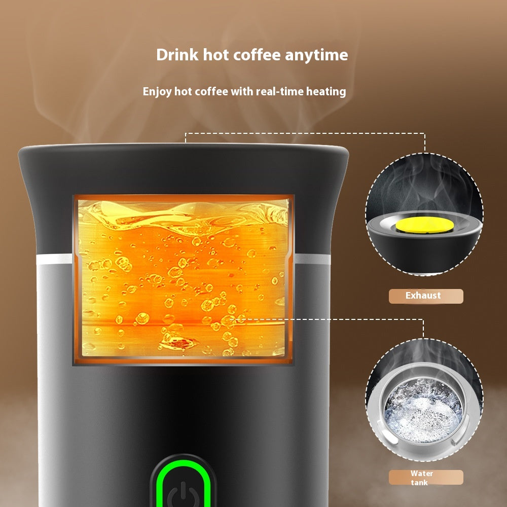Cafetera espresso portátil 3 en 1, eléctrica y recargable